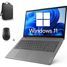 Lenovo Ideapad 3 15IAU7 Intel Core I3-1215U 8gb 512GB SSD Windows 11 Pro 15.6" Taşınabilir Bilgisayar 82RK018HTX-8GB-W11PRO Lenovo Çanta ve Kablosuz Mouse Hediyeli