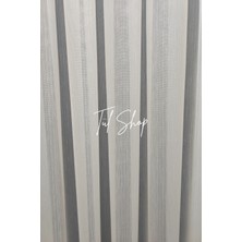 Tül Shop Ağır Gramajlı Profesyonel Işçilik Modern Panaroma Model 1/3 Sık Pileli Tül Perde