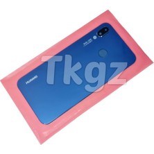 Tkgz - P20 Lite Arka Pil batarya Kapağı (CAM KAMERA LENSİ) MAVİ