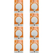 Osaka 15W (100W) 6500K (Beyaz Işık) E27 Duylu G95 LED Glop Ampul (8 Adet)