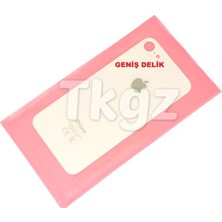 Tkgz Iphone 8 Arka Pil Batarya Kapağı (Cam) Gold