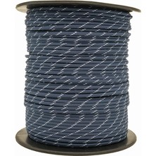 Mg Ropes Paracord Ip 4 mm Lacivert Beyaz Desenli Renk No:80 10 Metre