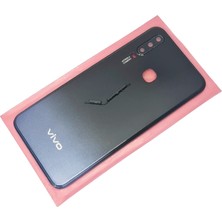 Tkgz Vivo Y12 Kasa Arka Pil Batarya Kapağı Siyah