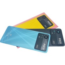 Tkgz Xiaomi Poco X4 Pro Arka Kapak (Full Kamera Lensli ) Sarı