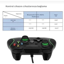 Crk Teknoloji X360 Kablolu Gamepad Joystıck USB Kablolu PC/PS3/360/TVBOX Uyumlu