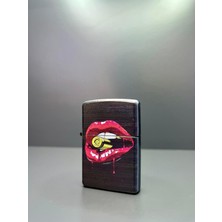 Doğan Hediyelik Zippo Model Lazer Baskı Benzinli Metal Çakmak