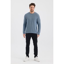 Alexander Gardi Alexandergardı Bisiklet Yaka Comfort Fit Kazak (E24-EZE-40)