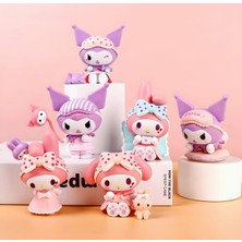 DEK Toy Store Hello Kitty Pijama Partisi 8 cm Figür - Rastgele Model Gönderimi