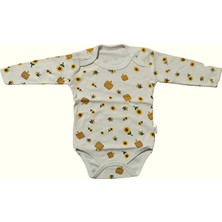 Milays Baby Arı Desen Çocuk Çocuk Body Ikili Set. (. 1-3-6-9 Ay)(1- 1,5 -2 -3  Yaş)   Pamuk