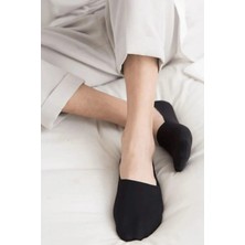 Dündar Üçlü Paket Dikişsiz Topuk Kısmı Silikonlu Sıyrılma Yapmayan Bambu Erkek Patik Babet Çorabı