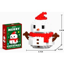 DEK Toy Store Bricks Yılbaşı Özel Seri Geyik - Kardan Adam Figür 3D Puzzle Yapboz Hobi Ev Süsleme Koleksiyon