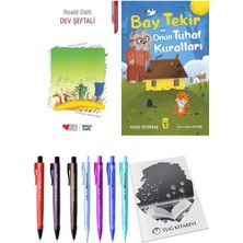 Bay Tekir ve Onun Tuhaf Kuralları ve Dev Şeftali 2'li Set - Kalem