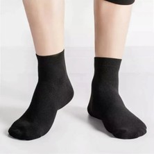 Dündar Üçlü Paket Dikişsiz Yarım Konç Bambu Erkek Çorap