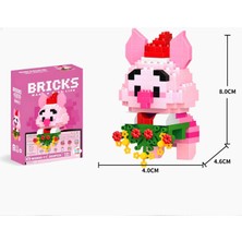 DEK Toy Store Bricks Yeni Yıl Özel Seri Winnie The Pooh - Piglet Figür Yapı 3D Blokları Yapboz Puzzle