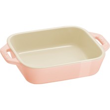 Staub Seramik Fırın Kabı Seti 3'Lü Pembe