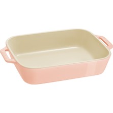 Staub Seramik Fırın Kabı Seti 3'Lü Pembe