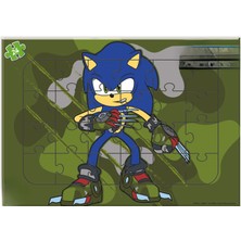 Sonic  Frame Puzzle 2ADET 24PARÇA+1 ADET48 Parça