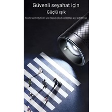 Philips SFL6168 20W 1000 Lümen Şarj Edilebilir LED El Feneri Siyah | Optik Zoom, 3 Işık Modlu (350MT Menzil, IP44 Su Geçirmez) (Ramwhite Garantili)