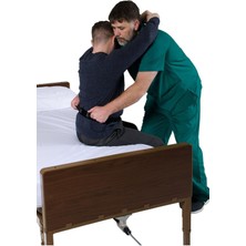 60-80 kg Arası Çok Amaçlı Siyah Renk Hasta Yürüyüş Destek ve Denge Kemeri Hasta Taşıma Aparatı