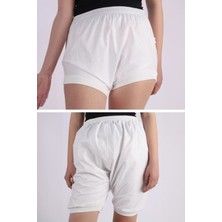 4xl Beden - Paçalı Kısa ve Uzun Model Birlikte Emici Külot Hasta Emici Mesane Külot Sızdırmaz