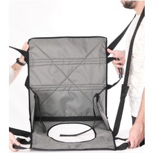 Brediawro Hasta Taşıma Kaldırma Banyo ve Tuvalet Koltuğu Omuz Destek Aparatlı Gri