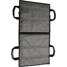 Brediawro Hasta Taşıma Kaldırma Transfer Sedyesi Hasta Koltuğu ve Yatağı Taşıma Fermuarlı Gri Renk Çok Işlevli