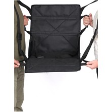 Brediawro Hasta Taşıma Kaldırma Transfer Sedyesi Koltuğu Omuz Destek Aparatlı Siyah 90 kg ve Altı Için