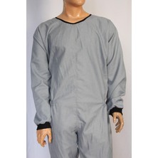 Brediawro Large Beden Hasta Bakım Tulumu  Pamuk Ribanalı Demans Tulumu Hasta Bakım Kıyafeti Hasta Tulumu