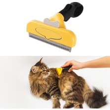 Go İthalat Kedi ve Köpekler Için Kısa Tüylü Köpek Tarağı Tüy Toplayıcı Tarak Large (4778)