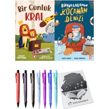 Büyükbabamın Kocaman Denizi ve Bir Günlük Kral 2'li Set - Kalem