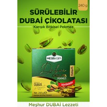 Mesir-i Şifa Sürülebilir Dubai Çikolatası Kadayıflı Antep Fıstıklı Kahvaltılık Dubai Çikolatası 240 gr