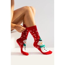 Nixora 5'li Christmas Noel Temalı Unisex Yılbaşı Çorabı Kutusu