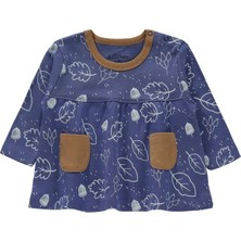 Baby Net 2'li Mavi Kahverengi Leaf Takım