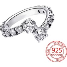 Hector Co Jewellery Işıltılı Kesişimli Gövdeli Yüzük