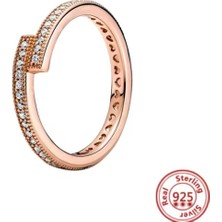 Hector Co Jewellery Işıltılı Kesişimli Yüzük