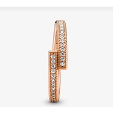 Hector Co Jewellery Işıltılı Kesişimli Yüzük