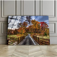 Harikabirev Kırılmaz Cam (Temperli) Bahar Doğa Manzarası Tablosu 1