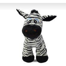 Sevimli Zebra Peluş Oyuncak Hediyelik Uyku Arkadaşı 30 cm