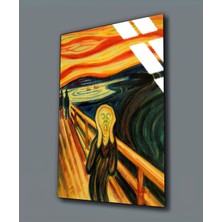 Harikabirev Kırılmaz Cam (Temperli) Çığlık Edvard Munch (1893) Tablosu
