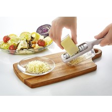 Tekno Trust Hazneli Rende-Sarımsak Limon Peynir Rendesi-Lux Hazneli Rende