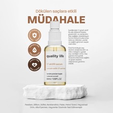 Quality Life 17 Aktifli Saç Dökülmesine Karşı Serum - Saç Güçlendirici Dökülme Karşıtı Saç Serumu Ve Yağı