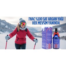 fnac | %100 Saf Argan Yağı | Saç & Cilt & Tırnak Bakım Yağı | 30 ml Cam Damlalık + Sprey Başlık