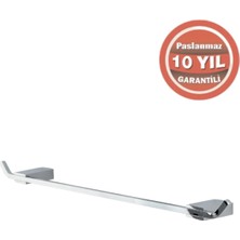 Çelik Banyo Paslanmaz Pirinç Titanik Uzun Havluluk 50 cm