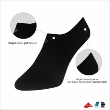 Drl Socks Drlsocks Bambu Sneakers Çorap (Kadın & Erkek, 4'Lü Set – Dikişsiz, Görünmez, Antibakteriyel)