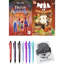 Mia ve Bazı Şekerli Şeyler ve Hazine Dedektifleri 2'li Set - Kalem