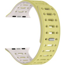 Mobify Apple Watch Ultra 49MM Çift Renkli ve Ölçü Ayarlı Silikon Kordon KRD124