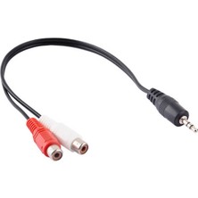 Markofist Mf-Sk3-D 3.5mm Stereo Erkek - 2 Rca Dişi Dönüştürücü