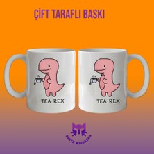 North Whiskers Tea-Rex Baskılı Kupa Bardak