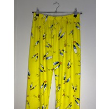 Biricik İç Giyim Tweety Desenli Süet Sarı Pijama Altı
