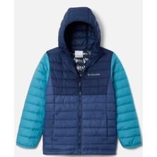 Columbia Kids Boys Navy Omni-Heat Reflective Powder Lite Jacket EB0013-479